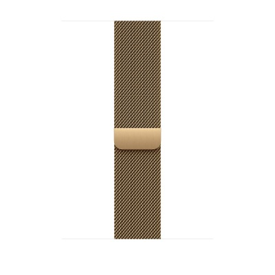 Curea pentru Apple Watch 46mm Radiant Gold Milanese Loop - M/L