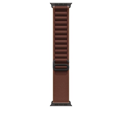 Curea pentru Apple Watch 49mm Burgundy Alpine Loop - Large - Black Titanium Finish