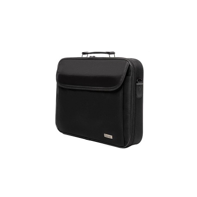 GEANTA LAPTOP SPACER SPM7939 16", 1 compartiment, buzunar frontal, buzunal dorsal cu velcro, waterproof, nylon, negru - Img 3