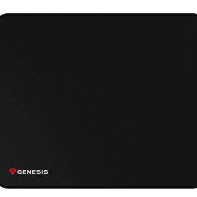 GENESIS Carbon 500 M Logo. Width: 250 mm, Depth: 300 mm. Product colour: Black, Surface coloration: Monochromatic, Material: Fabric, Rubber, Gaming mouse pad