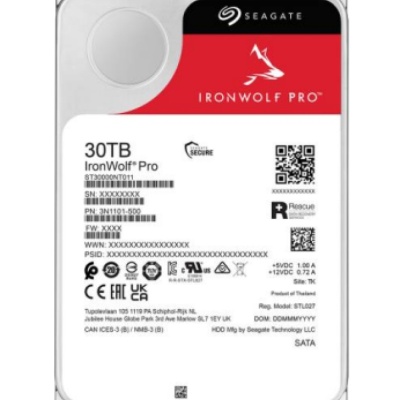 HDD NAS Seagate IronWolf Pro, 30 TB, 7200 RPM, 256 MB, SATA III