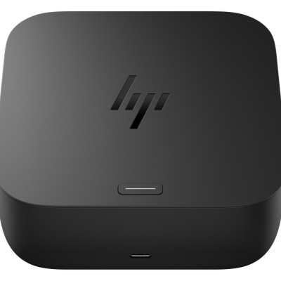 HP USB-C Dock G6 100W, Porturi: 2x USB Type-C (data & 15W USB Power Delivery)/ 1x USB Type-A 10Gbs/ 2x USB Type-A 5Gbs/ 2x DisplayPort 1.4/ 1x RJ-45/ 1x HDMI 2.1, Dimensiuni: 12.1 x 12.1 x 5.1 cm, Greutate: 0.68Kg, 3yw