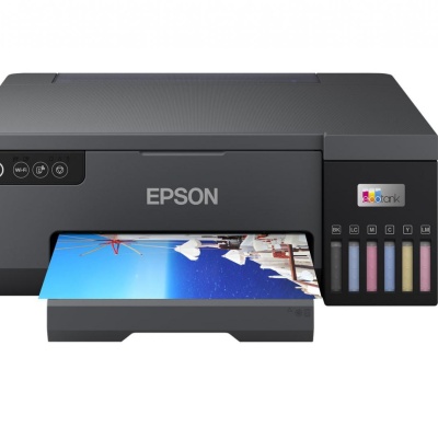 Imprimanta inkjet color foto CISS Epson L8050, dimensiune A4, 6 culori, viteza max 8ppm alb-negru, 8ppm color, rezolutie 5760x1440dpi, alimentare hartie 100 coli, interfata Wireless LAN IEEE 802.11a/b/g/n, Wi-Fi Direct, consumabile: se livreaza cu