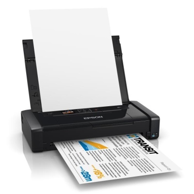 Imprimanta inkjet color portabila Epson WF-100W, dimensiune A4, viteza 7ppm alb-negru, 4ppm color, rezolutie 5760x1440 dpi, alimentare hartie 20 coli, interfata USB2.0, Wireless, Wi-Fi Direct, PictBridge, Google Cloud Print, Air Print, Epson Connect - Img 5