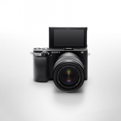 Kit SONY Alpha A6400 Mirrorless 24.2MP, ISO 32000 (Extins: 102400), 1/4000s, 4K @30fps, SD/SDHC/SDXC, Rafala 11cps, WiFi/Bluetooth/NFC, Senzor APS-C, Montura Sony E, Obiectiv 16-50mm, F3.5-5.6