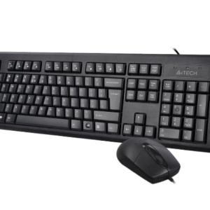 Kit tastatura + mouse A4tech KRS-8372, cu fir, negru - Img 5