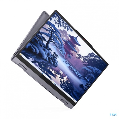 Laptop Lenovo IdeaPad 5 2-in-1 14IAL10, 14" WUXGA (1920x1200) IPS 300nits Glossy, 45% NTSC, 60Hz, TÜV Low Blue Light, Glass, Touch, Intel® Core Ultra 5 225U, 12C (2P + 8E + 2LPE) / 14T, Max Turbo up to 4.8GHz, 12MB, video Integrated Intel® Graphics, RAM - Img 4