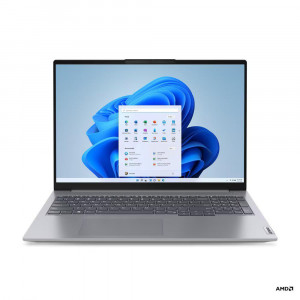Laptop Lenovo ThinkBook 16 G6 ABP, 16" WUXGA (1920x1200) IPS 300nits Anti-glare, 45% NTSC, AMD Ryzen™ 5 7530U (6C / 12T, 2.0 / 4.5GHz, 3MB L2 / 16MB L3), Video Integrated AMD Radeon™ Graphics, RAM 1x 16GB SO-DIMM DDR4-3200, SSD 512GB SSD M.2 2242 PCIe®