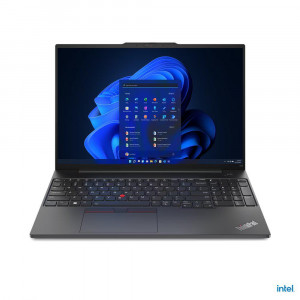 Laptop Lenovo ThinkPad E16 Gen 1, 16" WUXGA (1920x1200) IPS 300nits Anti-glare, 45% NTSC, Intel® Core™ i7-13700H, 14C (6P + 8E) / 20T, P- core 2.4 / 5.0GHz, E-core 1.8 / 3.7GHz, 24MB, Video Integrated Intel® Iris® Xe Graphics Functions as UHD Graphics,