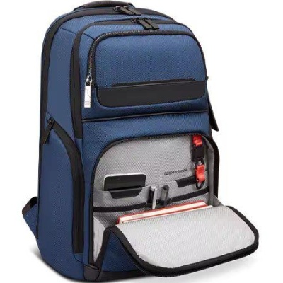 Lenovo ThinkPad Executive 16" Backpack, 22L capacity, 36.2 x 25.3 x 2.2 cm, 1.8kg, Outside Fabric Material: polyester 88%, leather 12%, Navy - Img 3