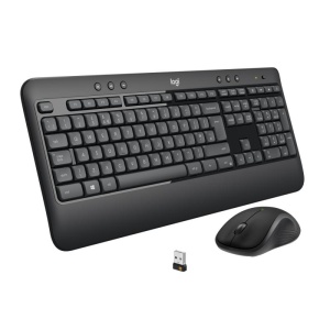 Logitech 920-008685. Keyboard form factor: Full-size (100%). Keyboard style: Straight. Connectivity technology: Wireless, Device interface: RF Wireless, Keyboard key switch: Membrane, Keyboard layout: QWERTY. Wrist rest. Recommended usage: Universal.