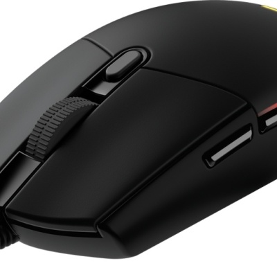 Logitech mouse cu fir G102 RGB, 6 butoane, 8000 dpi, senzor optic, USB, negru - Img 5