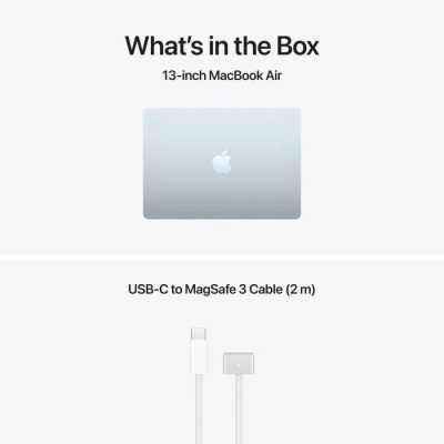 MacBook Air 13.6" Retina/Apple M5 (CPU 10-core, GPU 10-core, NeuralEngine16-core)/16GB/1TB - Sky Blue - INT KB (No Adapter) - 2026 - Img 3