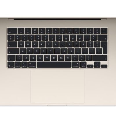 MacBook Air 15.3" Retina/Apple M4 (CPU 10-core, GPU 10-core, Neural Engine16-core)/16GB/256GB - Starlight - INT KB (2025) - Img 3