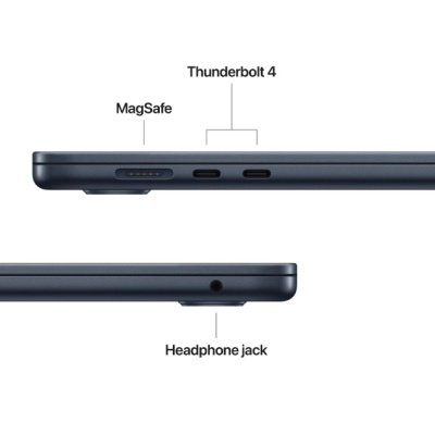 MacBook Air 15.3" Retina/Apple M4 (CPU 10-core, GPU 10-core, Neural Engine16-core)/16GB/1TB - midnight - INT KB (2025) (Cto from MW1M3RO/A) - Img 3