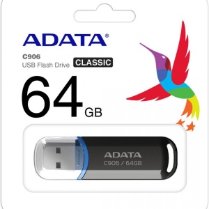 Memorie USB ADATA C906 64 GB, USB 2.0, Negru