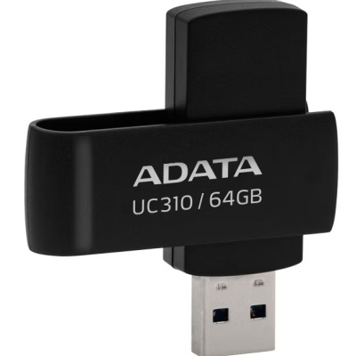 Memorie USB ADATA UC310 64 GB, USB 3.2, Negru - Img 2