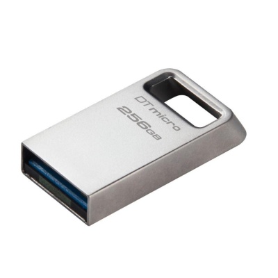 Memorie USB Flash Drive Kingston 256GB Data Traveler Micro, USB 3.2 Gen1, Metalic - Img 2