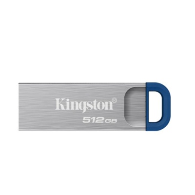 Memorie USB Kingston DataTraveler Kyson 512GB, USB 3.2, Argintiu