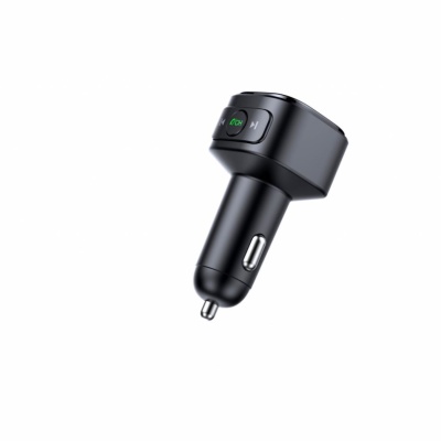 Modulator FM Serioux ABFM46, Bluetooth 5.0 , raza actiune de până la 5 m, voltaj intrare: 1x DC 12V/24V, 2 porturi USB: 1 X USB QC3.0 1 x USB audio (pana la 32 GB), format muzica: MP3/WMA/WAV, frecvența FM: 87.5MHz - 108.0MHZ , microfon incorporat, - Img 2