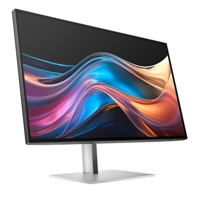 Monitor 27" HP Series 7 Pro 727pq, LED, IPS, QHD 2560x1440, 16:9, 5 ms, 400 cd/m², 2000:1 static, 178°/178°, 3x USB Type-A 10Gbps/ 1x DP 1.4/1x DP 1.4 out / 1x HDMI 2.0/ 2x USB Type-C 10Gbps, Swivel: ±45°; Tilt: -5 to +20°; Pivot rotation: ±90°; Height - Img 3