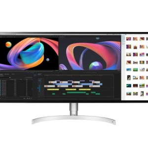 Monitor 34" LG 34WK95UP-W, Nano IPS, 5 ms, 21:9, 5K 5120*2160, 450 cd/mp,1200:1, 178/178, 2*HDMI, DP, USB typeC, headphone out, 3 *USB,Thunderbolt, HDR 600, Key lock, screen split, speakers 2*5W, VESA100*100, cabluri DP+ Thunderbolt+ USB incluse in - Img 9