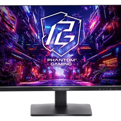 Monitor Commercial ASRock Phantom Gaming PG27QFT1B, 27", 2560 x 1440 pixeli, Black, 2 ani Garantie