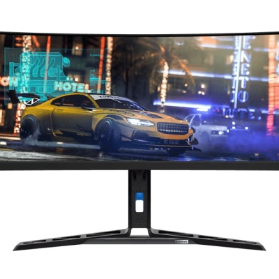 Monitor Gaming Lenovo Legion R45w-30, 44.5", 5120 x 1440 pixeli, Black, 3 ani Garantie