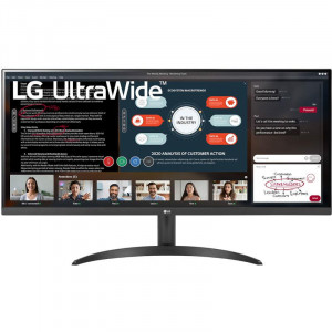 Monitor LED LG 34WP500-B, 34inch, UWFHD IPS, 5ms, 75Hz, negru
