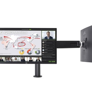 Monitor LG 27" 27QP88DP-BS.AEU, Diagonal (inch): 27, Diagonal (cm): 69, Aspect ratio: 16:9, Panel: IPS, Resolution: 2560x1440, Refresh Rate: 75Hz, Response time GtG: 5ms, Brightness (max): 350 cd/m², Contrast (static) : 1000:1, Viewing angle: 178°/178°, - Img 5