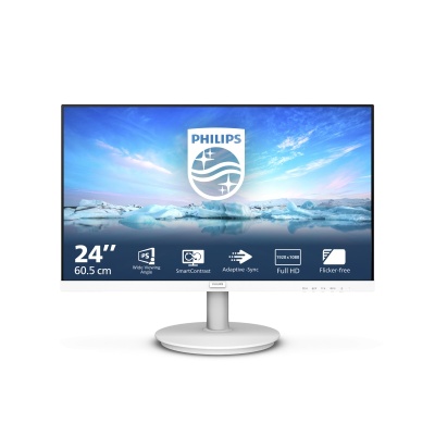 Monitor Philips 23.8" 241V8AW/00, Diagonal (inch): 23.8, Diagonal (cm): 60.5, Aspect ratio: 16:9, Panel: IPS, Resolution: 1920x1080, Refresh Rate: 75Hz, Response time GtG: 4ms, Brightness (max): 250 cd/㎡, Contrast (static) : 1000:1, Contrast (dynamic): - Img 9
