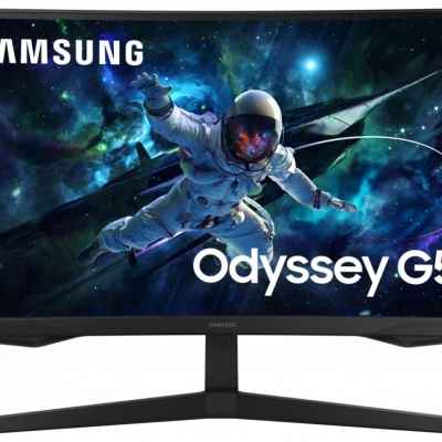Monitor Samsung 27" LS27CG552EUXEN, Curvature: 1000R, Diagonal (inch): 27, Diagonal (cm): 69, Aspect ratio: 16:9, Panel: VA, Resolution: 2560x1440, Refresh Rate: 165Hz, Response time MPRT: 1ms, Brightness (max): 300 cd/m², Contrast (static) : 2500:1,