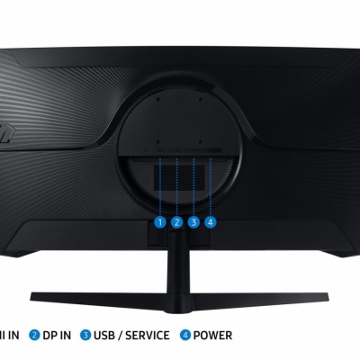 Monitor Samsung 34" LC34G55TWWPXEN, Curvature: 1000R, Diagonal (inch): 34, Diagonal (cm): 86, Aspect ratio: 21:9, Panel: VA, Resolution: 3440x1440, Refresh Rate: 165Hz, Response time MPRT: 1ms, Brightness (max): 250 cd/㎡, Contrast (static) : 2500:1, - Img 23
