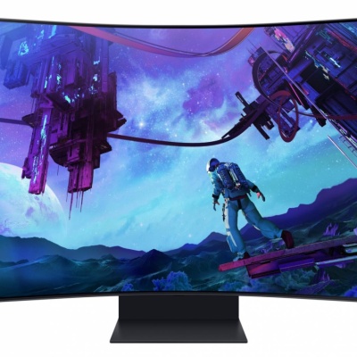 Monitor Samsung 55" LS55CG970NUXDU, Curvature: 1000R, Diagonal (inch): 55, Diagonal (cm): 139.7, Aspect ratio: 16:9, Panel: VA, Resolution: 3840x2160, Refresh Rate: 165Hz, Response time GtG: 1ms, Brightness (max): 600 cd/m², Viewing angle: 178°/178°,