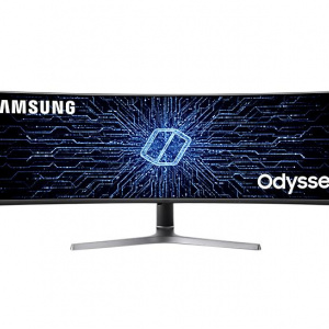 MONITOR SAMSUNG LC49RG90SSPXEN 49 inch, Curvature: 1800R , Panel Type: VA, Resolution: 5120x1440, Aspect Ratio: 32:9, Refresh Rate:120Hz, Response time GtG: 4ms, Brightness: 600 cd/m², Contrast (static): 3000 : 1, Viewing angle: 178º(R/L), 178º(U/D),