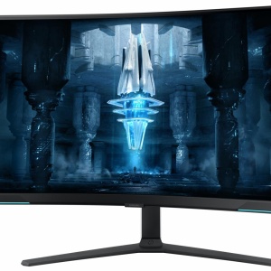 MONITOR SAMSUNG LS32BG850NPXEN 32 inch, Curvature: 1000R , Panel Type: VA, Resolution: 3840x2160, Aspect Ratio: 16:9, Refresh Rate:240Hz, Response time GtG: 1ms, Brightness: 350 cd/m², Contrast (static): 1,000,000 : 1, Viewing angle: 178º(R/L), - Img 3