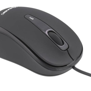 Mouse cu fir Tellur basic, mini, negru - Img 4