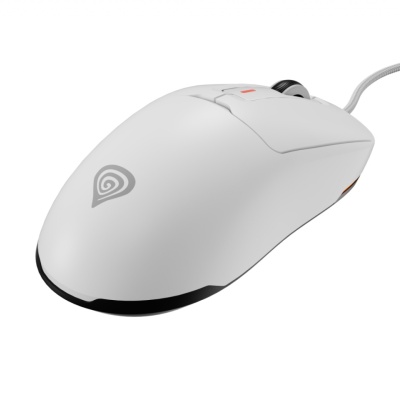 Mouse gaming cu fir Gensesis Krypton 660, interfata USB, 12000 DPI, 6 butoane, iluminare RGB, alb - Img 5