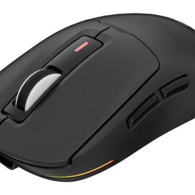 Mouse gaming wireless Gensesis Zircon 660, senzor optic Pixart PAW3311, interfata USB, rezolutie maxima 12000 DPI, numar butoane 6, iluminare RGB, switch mecanic Huano Purple 90M, negru - Img 3