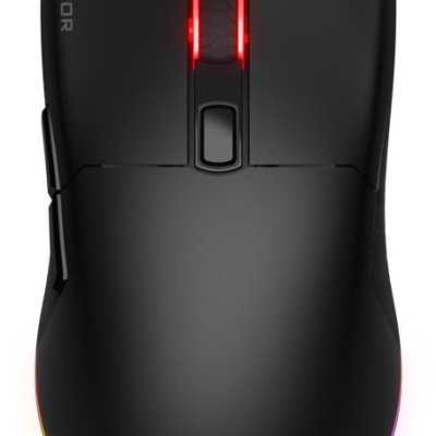 Mouse gaming wireless Hator Pulsar 3, polling rate pana la 1000Hz, senzor Optical PixArt PMW 3311, rezolutie maxima 12000 DPI, switch HATOR® Optical 100M, iluminare RGB 16.8M culori, side switch Kailh 3M, durata de viata baterie in wireless mode pana la - Img 2