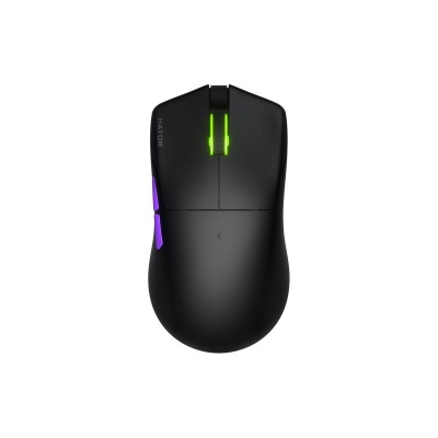 Mouse gaming wireless Hator Pulsar 3 ULTRA 8K+4K, polling rate pana la 8000Hz, senzor Optical PixArt PAW 3950, rezolutie maxima 30000 DPI, switch HATOR® Optical 100M, side switch Kailh 3M, durata de viata baterie in wireless mode pana la 180 de ore, negru - Img 7