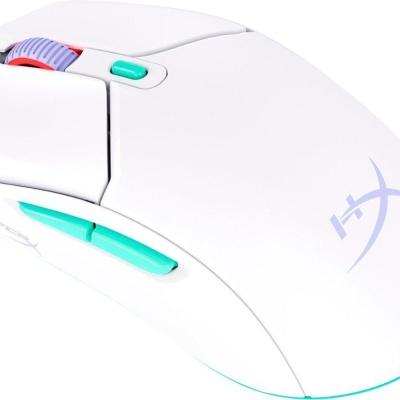 Mouse HyperX Pulsefire Haste Core 2 Wireless, rezolutie maxima 12000 DPI, conectivitate 2.4GHz Wireless / Bluetooth 5.2, polling rate pana la 1000 Hz, durata de viata baterie pana la 100 de ore in modul 2.4GHz highspeed, si pana la 200 de ore in modul - Img 2