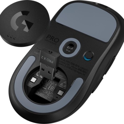 Mouse Logitech G PRO X Superlight 2, optic, rezolutie maxima 32000 DPI, polling rate 2000 Hz, senzor HERO 25K, dimensiuni 63.5 x 125 x 40 mm, negru - Img 10