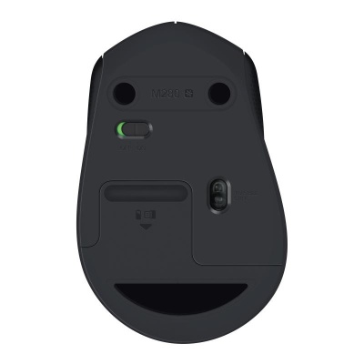 Mouse Logitech wireless M280, senzor optic, interfata nano-usbm rezolutie maxima 1000 DPI, butoane/rotite 3/1, dimensiuni 105.4 x 67.9 x 38.4 mm, negru - Img 5