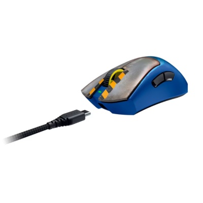 Mouse Razer DeathAdder V3 Pro Fortnite Edition optic, numar butoane progamabile 5, rezolutie 30000 DPI, durata de viata baterie pana la 90 ore - 1000Hz, Pana la 24 ore - 4000Hz + HyperPolling Wireless Dongle - Img 2