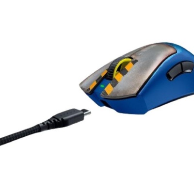 Mouse Razer DeathAdder V3 Pro Fortnite Edition optic, numar butoane progamabile 5, rezolutie 30000 DPI, durata de viata baterie pana la 90 ore - 1000Hz, Pana la 24 ore - 4000Hz + HyperPolling Wireless Dongle - Img 6