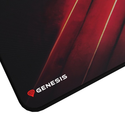 Mousepad Genesis Carbon 500 Maxi Flash, material cauciuc + textil, dimensiuni 900x450x2.5 mm, negru/rosu - Img 4