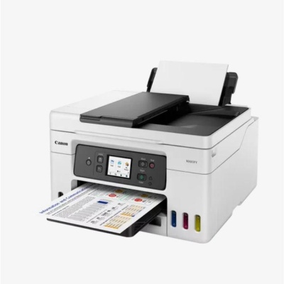 Multifunctional inkjet color Canon Maxify GX4040, ( Print, Copy,Scan,Fax, Cloud), dimensiune A4 , duplex printare si scanare, ADF 35 coli, viteza 18 Ipm alb-negru, 13 Ipm color, rezolutie 600X1200 dpi, alimentare hartie 250 +100 coli, Scanner CIS, - Img 5