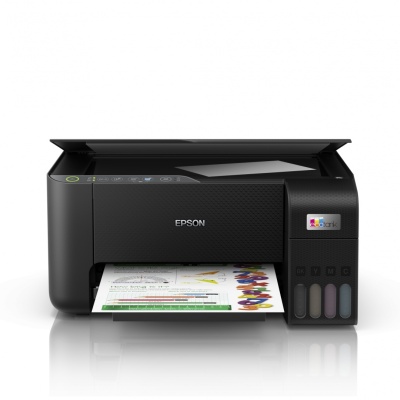Multifunctional inkjet color Epson EcoTank CISS L3270, dimensiune A4 (Printare,Copiere, Scanare), printare borderless, viteza 33ppm alb- negru, 15ppm color, rezolutie 5760x1440 dpi, alimentare hartie 100 coli, scanner CIS rezolutie 1.200 x 2.400 DPI,