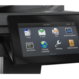 Multifunctional laser monocrom Lexmark MX532adwe, A4, Imprimare/Scanare/Copiere/fax analog,Grup de lucru mediu, Ecran tactil color Lexmark e-Task de 4,3 inchi (10,9 cm), Alimentator multifuncţional de 100 de coli, Tavă de ieşire de 250 de coli, Unitate - Img 2